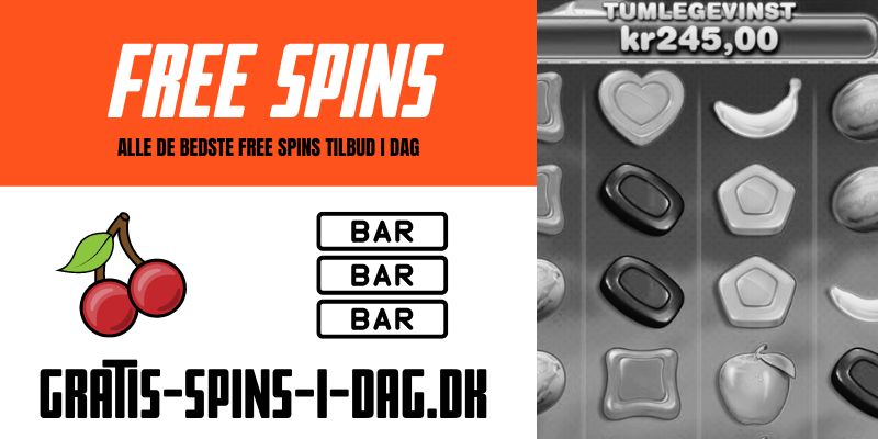 Free Spins i dag til danske spillere.Find de bedste free-spins tilbud.